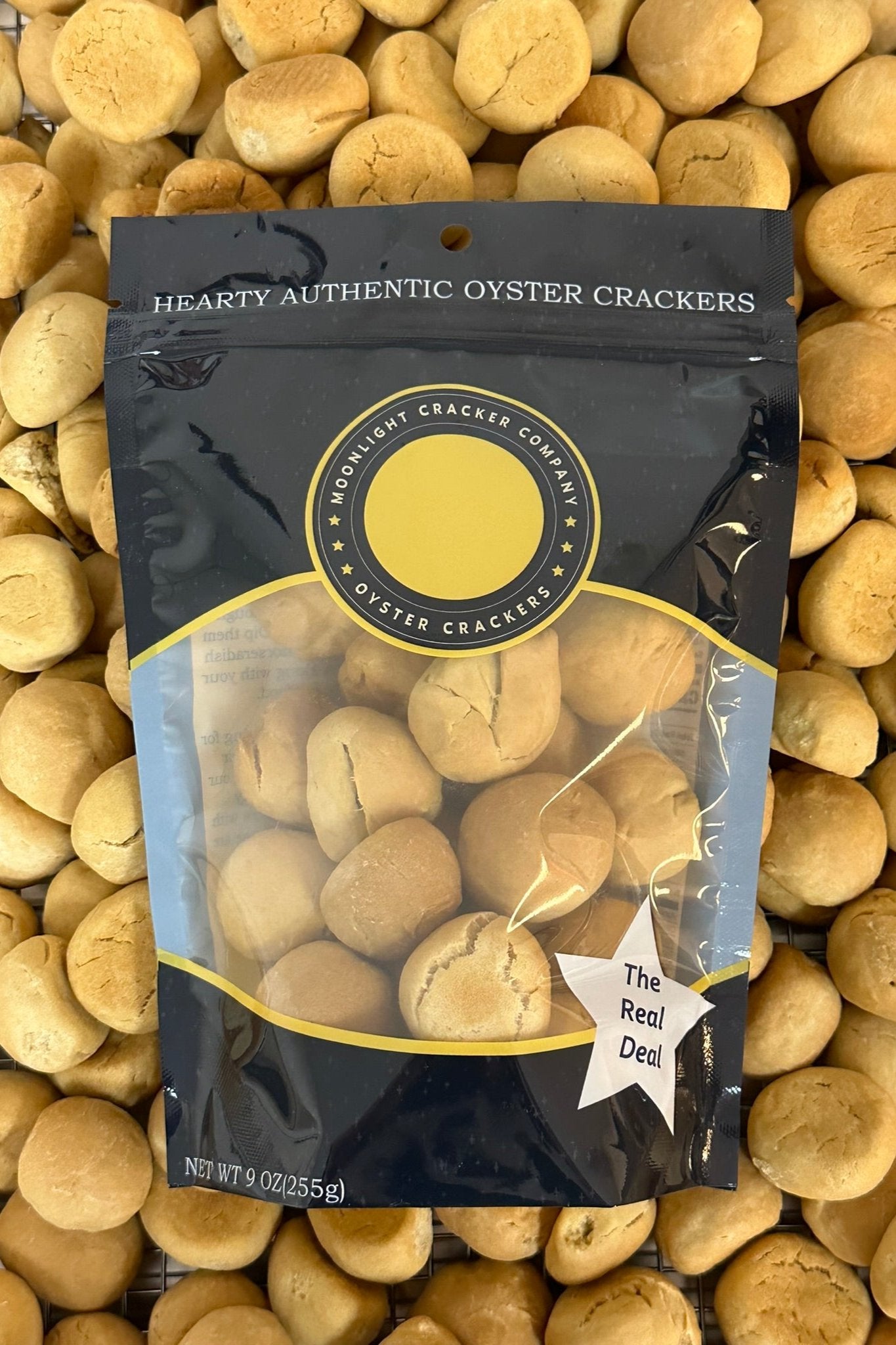 1 - 9 oz (approx) Bag of Original Style Oyster Crackers (24 crackers)