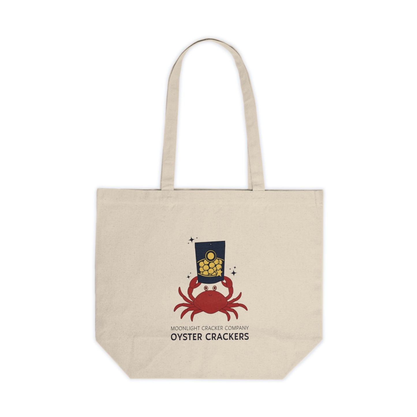 Charming Canvas Shopping Tote with Crab & Oyster Crackers Design, Eco-Friendly Grocery Bag, Beach Tote, Gift for Seafood Lovers, Cute [...]