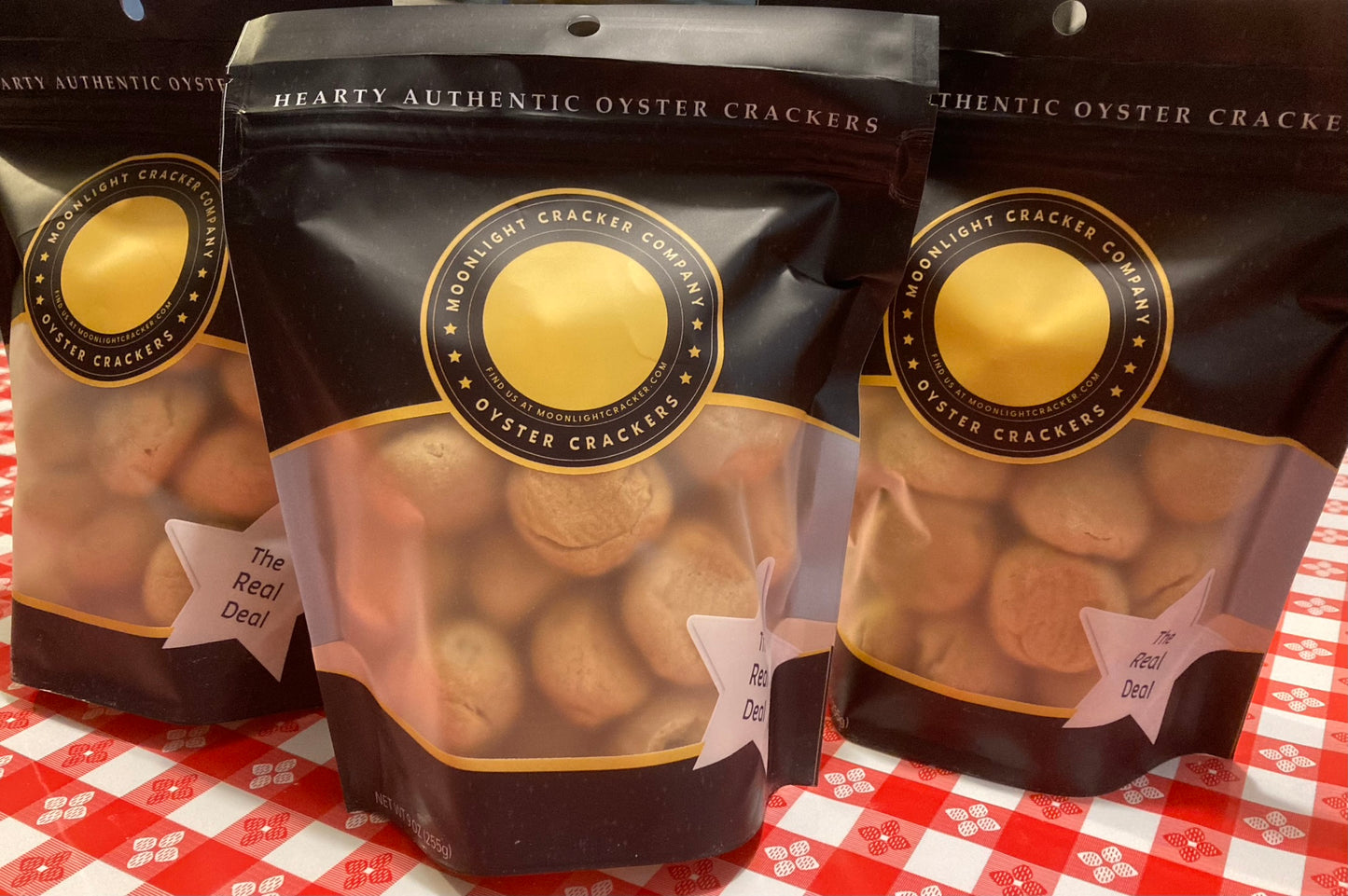 1 - 9 oz (approx) Bag of Original Style Oyster Crackers (24 crackers)